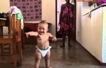 Video: Baby Zoe Taking her First Steps