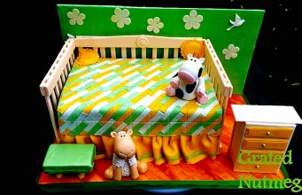 This Cot-Themed Baby Shower Cake…