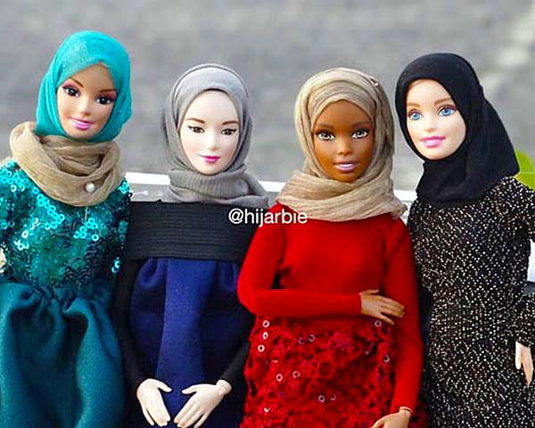 barbie doll in hijab