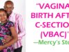 Vaginal Birth After C-Section (VBAC) in Kenya -Mercy Kilili’s Story